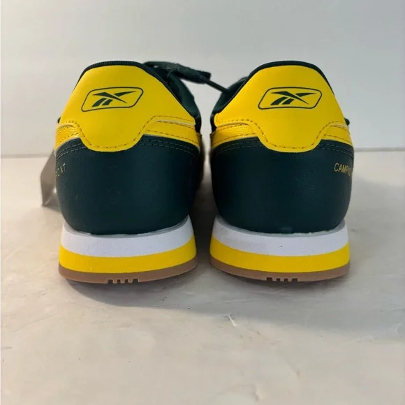 REEBOK NWT Campio XT Green and Gold Tennis Sneakers Size Kids 5 - Picture 3 of 6